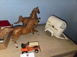Tonka Horse Trailer, Horses and Tractor