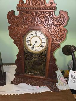 2 Ornate Mantle Clocks