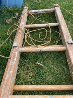 (2) Wood Ladders