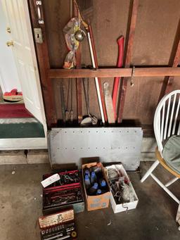 Auto Fluids, Socket Set, Toolbox, Brooms