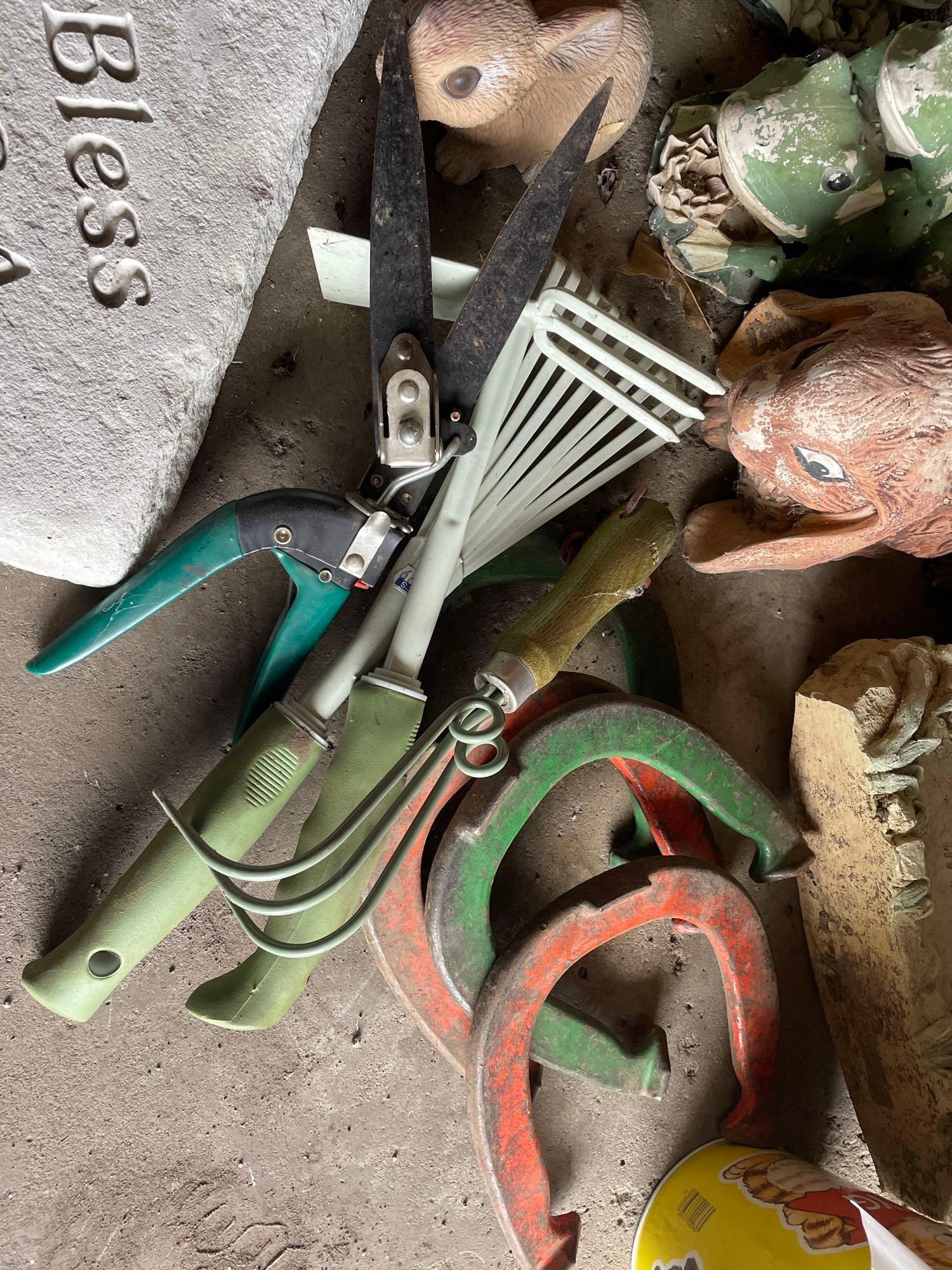 Garden Tools and Decor