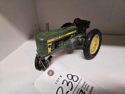 John Deere Toy Tractor &Farm Implements