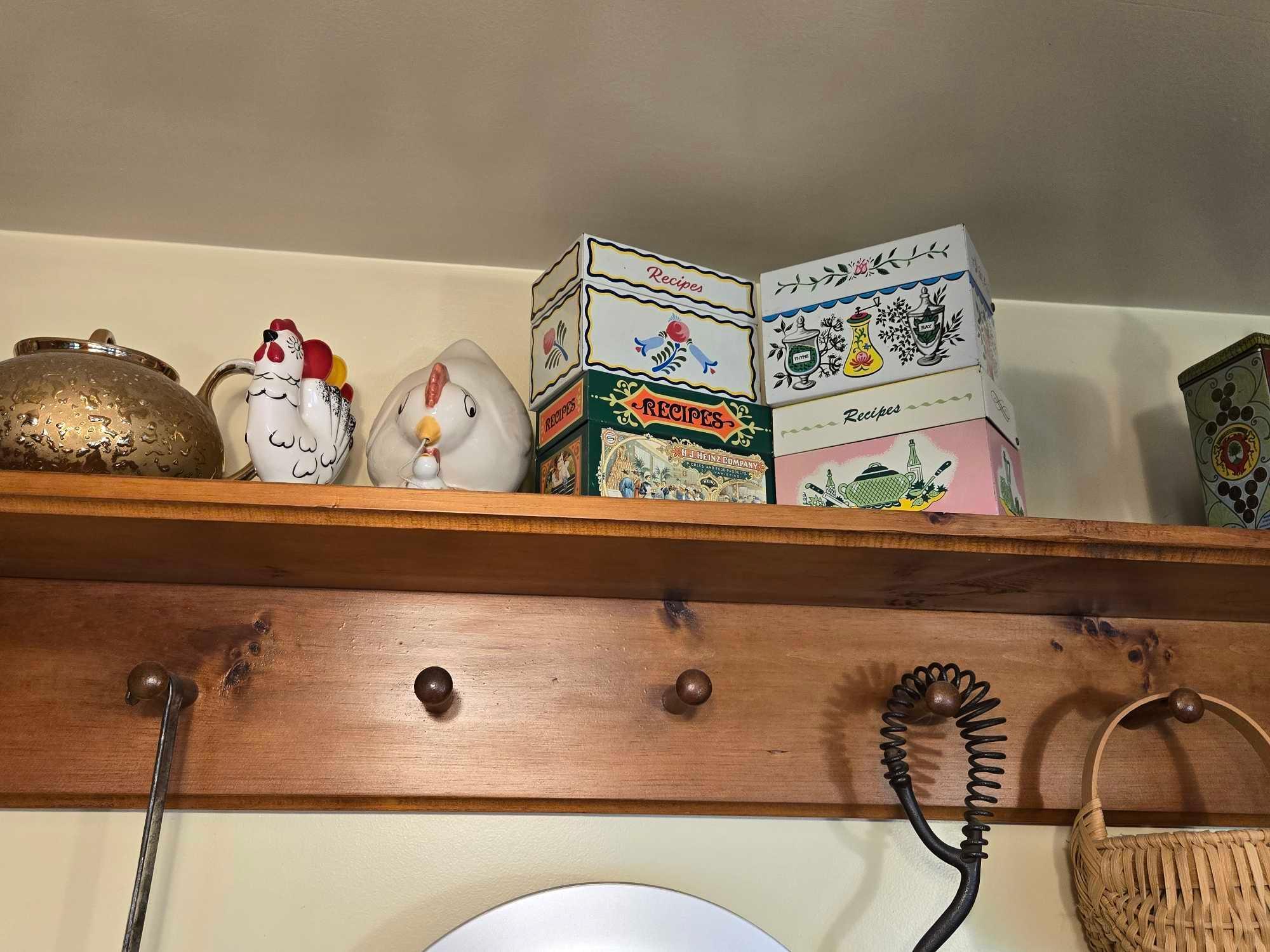 Rooster Decor, Recipe Boxes, Ckock, Teapots