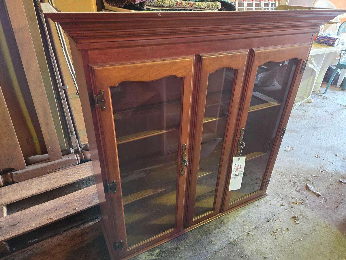 Hutch Top w/ Glass Shelving No Base