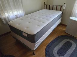 Rolling Metal Twin Bed
