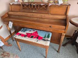 Wurlitzer Upright Piano w/ Bench