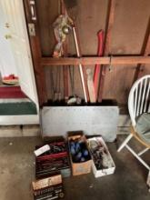 Auto Fluids, Socket Set, Toolbox, Brooms