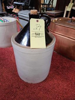 Vintage 5 Gallon Crock - No Visible Cracks, Few Small Chips