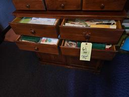 Solid Oak Hutch - Contents Sold Separately