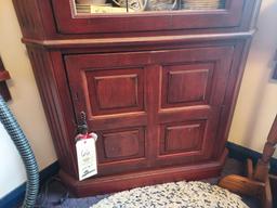 Corner Display Cabinet, Bottom Cabinet Contents, & Contents Above Cabinet