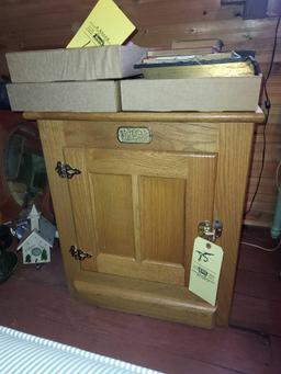 White Clad Solid Oak Cabinet