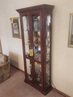 Lighted Curio Cabinet - Contents Sold Separately