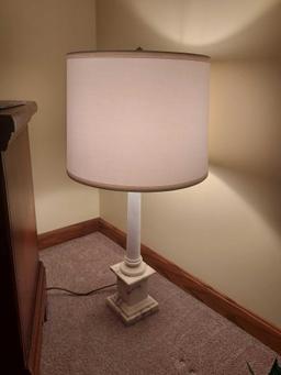 2 Marble Base Table Lamps