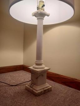 2 Marble Base Table Lamps