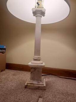 2 Marble Base Table Lamps