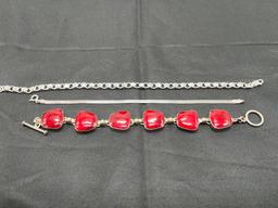 (3) Sterling Bracelets