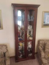 Lighted Curio Cabinet - Contents Sold Separately