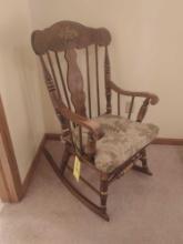 Philadelphia Colonial Style Rocking Chair