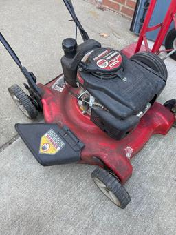 yard machines push mower