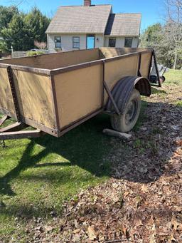 8' homemade trailer. no title.