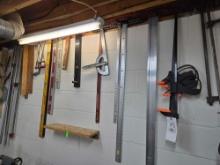 Quick Clamps, Bar Clamps, Levels, Hand Saws