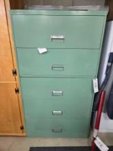 Green Metal Cabinet