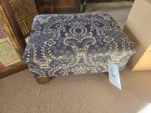 Small Upholstered Ottoman w/ Storage