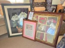 3 Framed Pictures