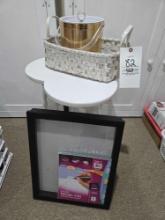 Ice Bucket, Basket, Stand, Shadow Box