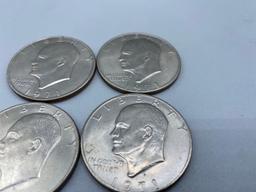 Eisenhower Dollars bid x 4