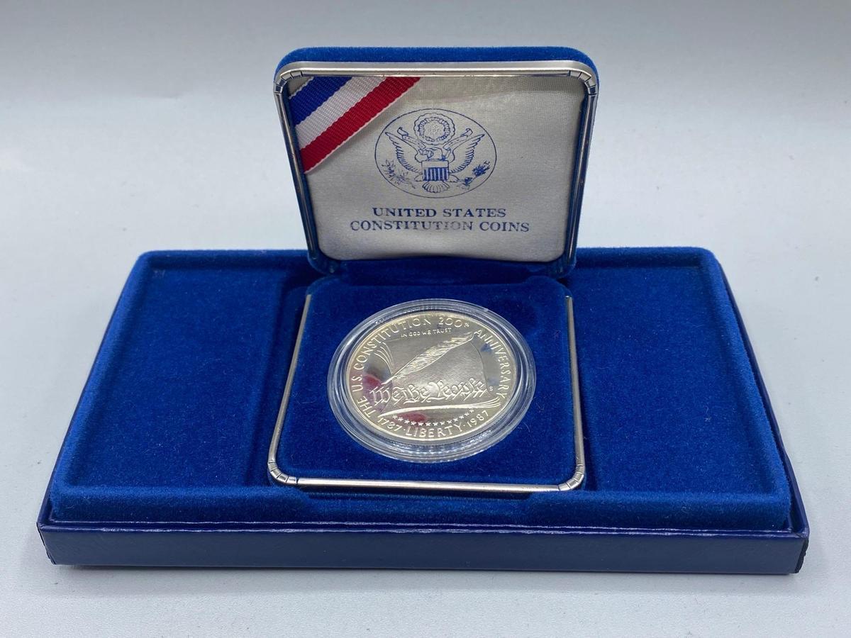 1987 U.S. Constitution Silver Dollar