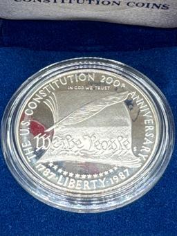 1987 United States Constitution Silver Dollar