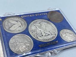 2 U.S. Coin Sets, Walking Liberty Half, Standing Lib. Quarter, Mercury Dimes and more