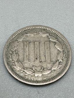 1866 3 cent nickel