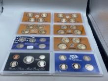 Assorted Proof Presidential Dollars and Quarters