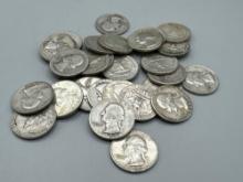 Silver Washington Quarters bid x 30