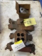 Ford Y Block 4 barrel manifold and NOS oil pump