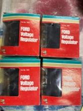 4 Ford 6 volt voltage regulators