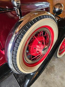 1930 Ford model A 4 door Town sedan