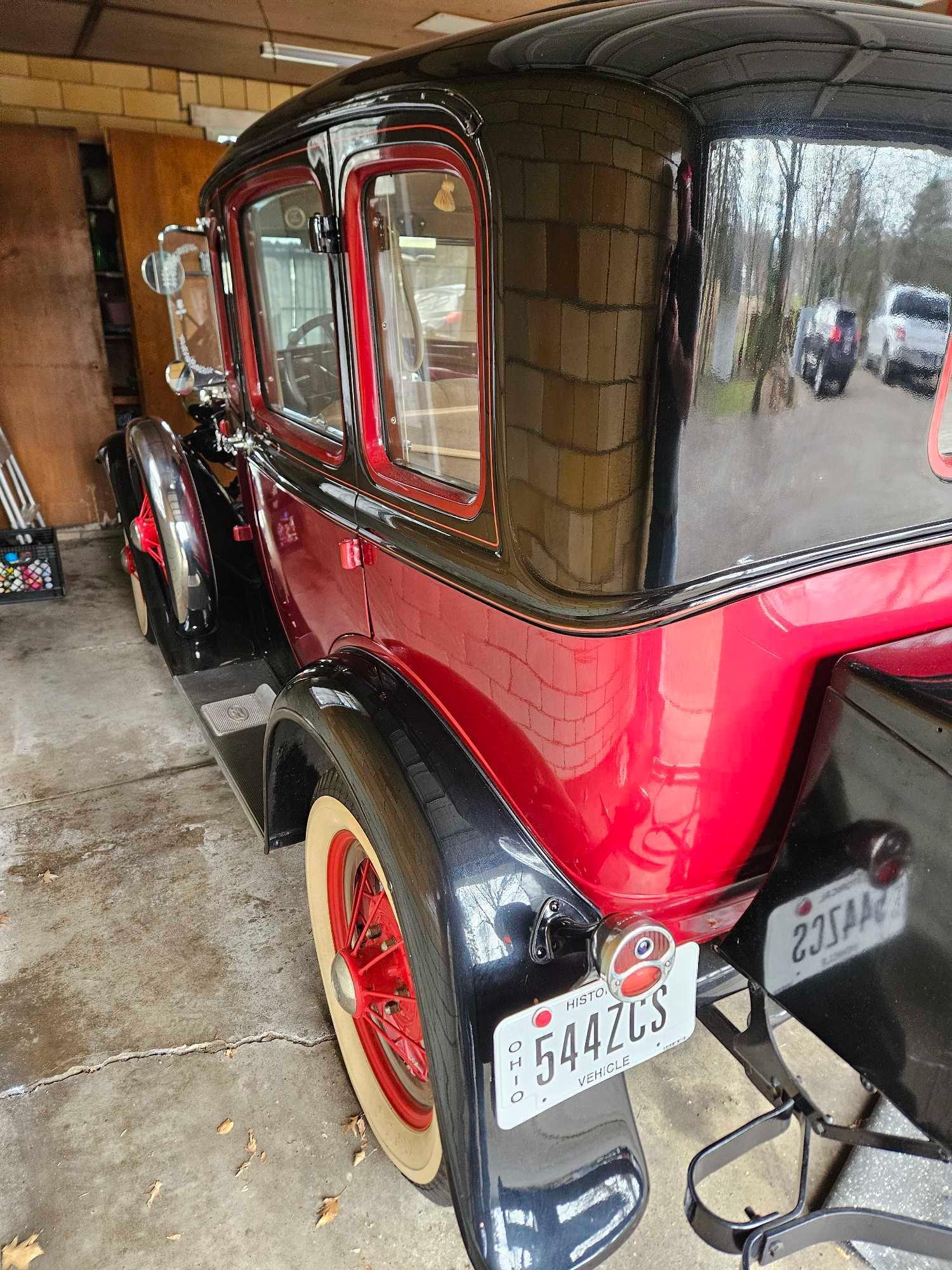 1930 Ford model A 4 door Town sedan