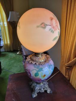 Handpainted banquet lamp