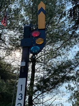 railroad position lights, post
