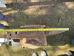 large anvil in stand