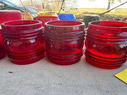 dietz lantern & red lantern globes