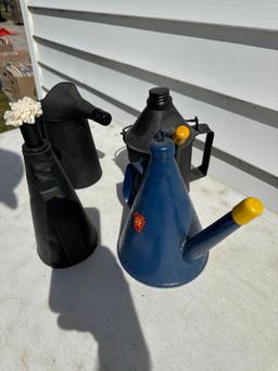 oil cans, oil lamp with PRR decals