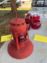 dietz lantern & red lantern globes