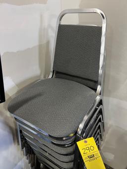 (9) Stackable Chairs