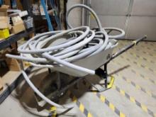 Wheelbarrow with Flexible Conduit