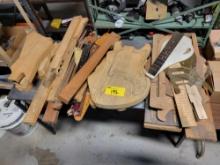 Wooden Guitar parts and pieces