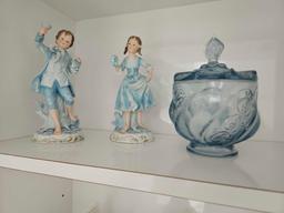 Glassware, figurines